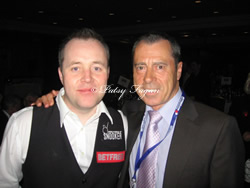 John Higgins And Patsy At The Snooker Champions Party